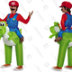 Mario Riding Yoshi Inflatable Costume | $28 | Amazon